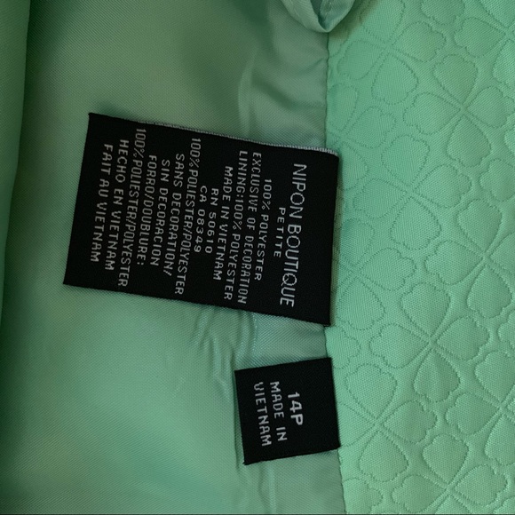 🆕Nipon boutique 14P skirt green hearts - Picture 5 of 5